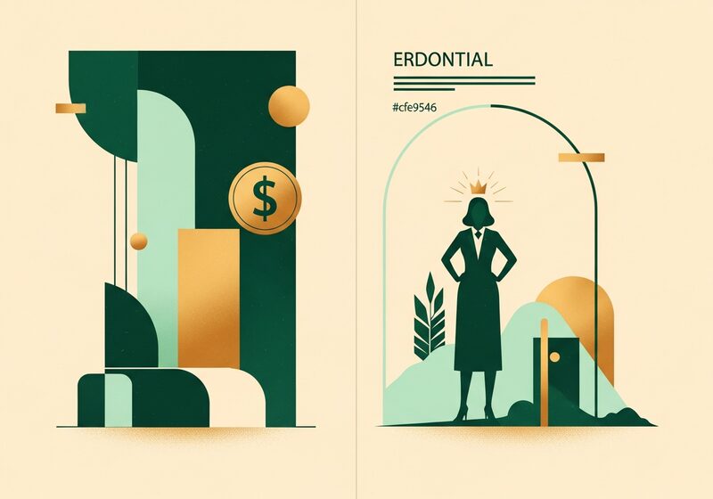 Flat illustration for the article Why you need to be a bitch when it comes to your money