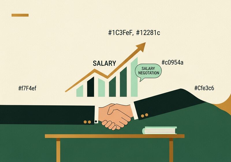Flat illustration for the article Get the money you deserve