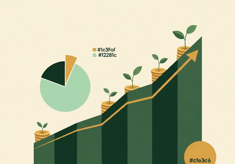 Flat illustration for the article Grow your hard-earned cash
