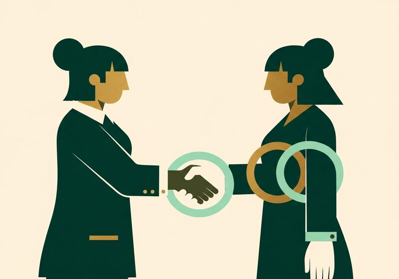 Flat illustration for the article I have a big problem with the women's empowerment movement