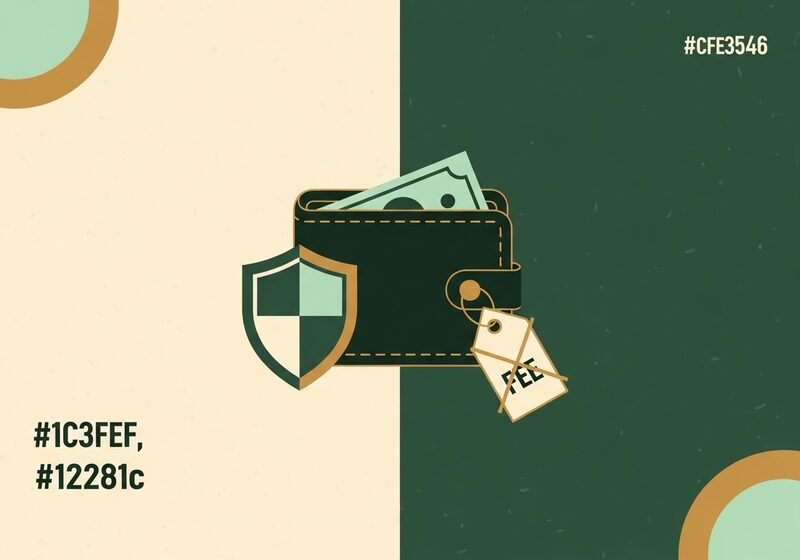 Flat illustration for the article 3 things to never pay for
