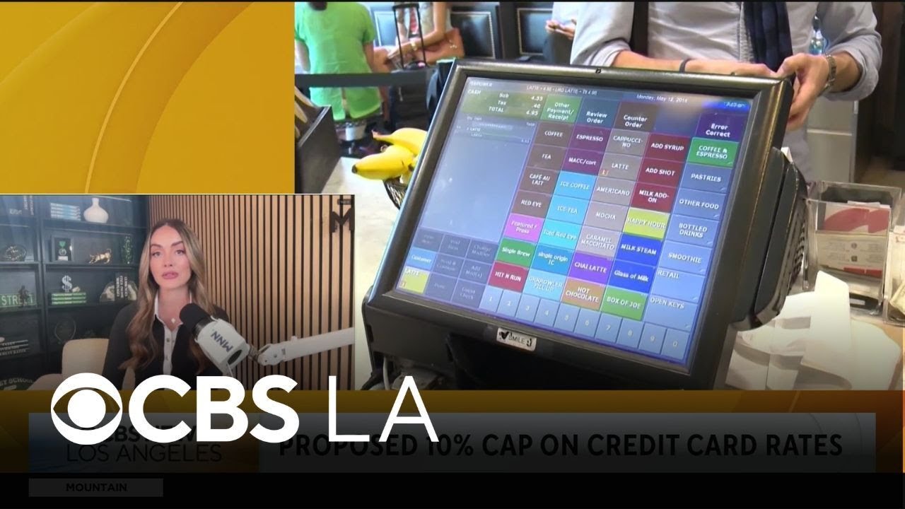 Nicole Lapin on CBS Los Angeles discussing the credit card interest rate cap proposal