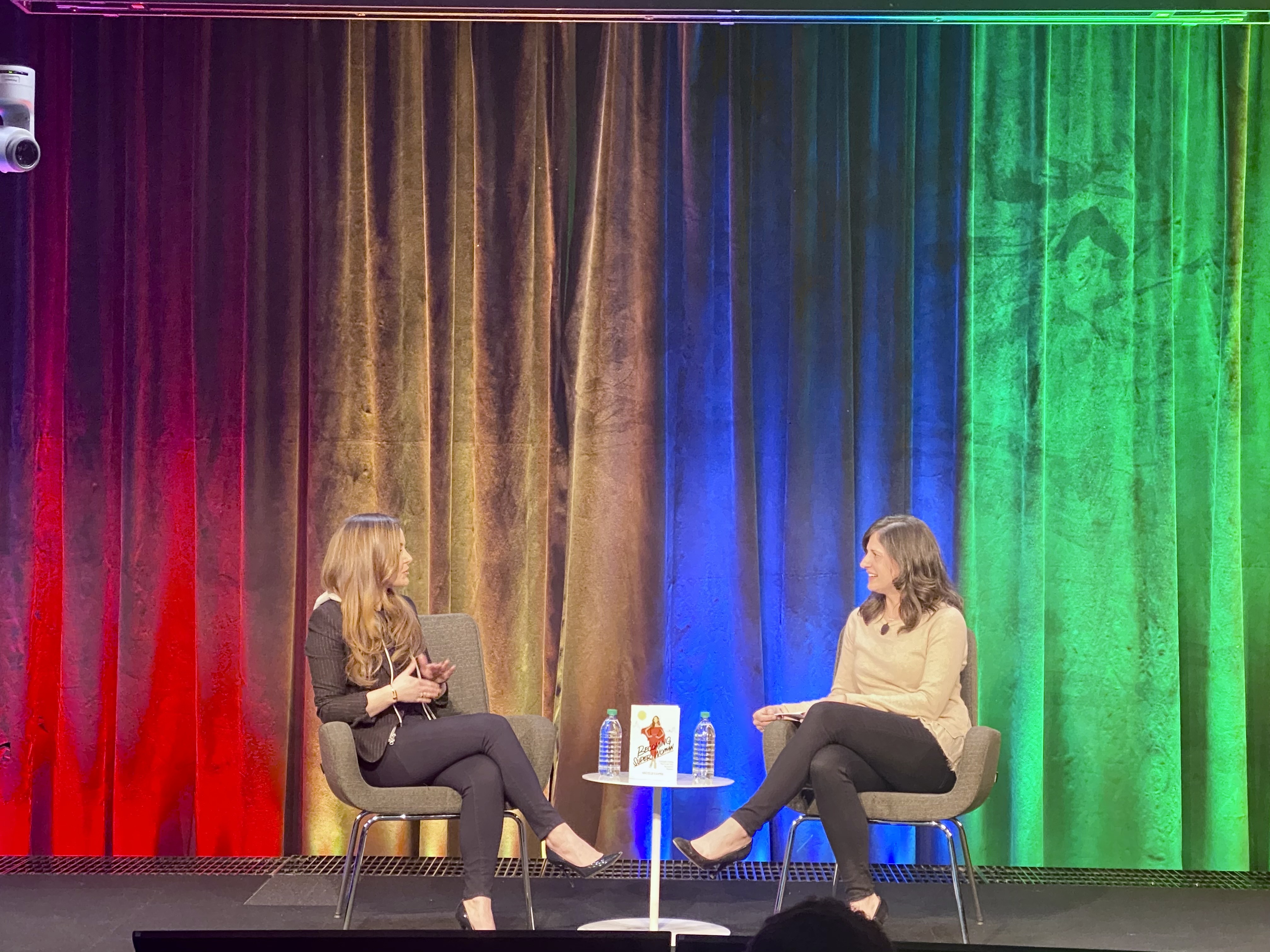 Nicole Lapin in a live conversation at a Google event